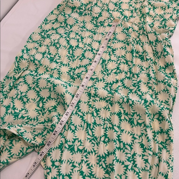 CAPULET Manzanita jumpsuit fitted boned bodice zipper floral green medium BNWT - Picture 15 of 17